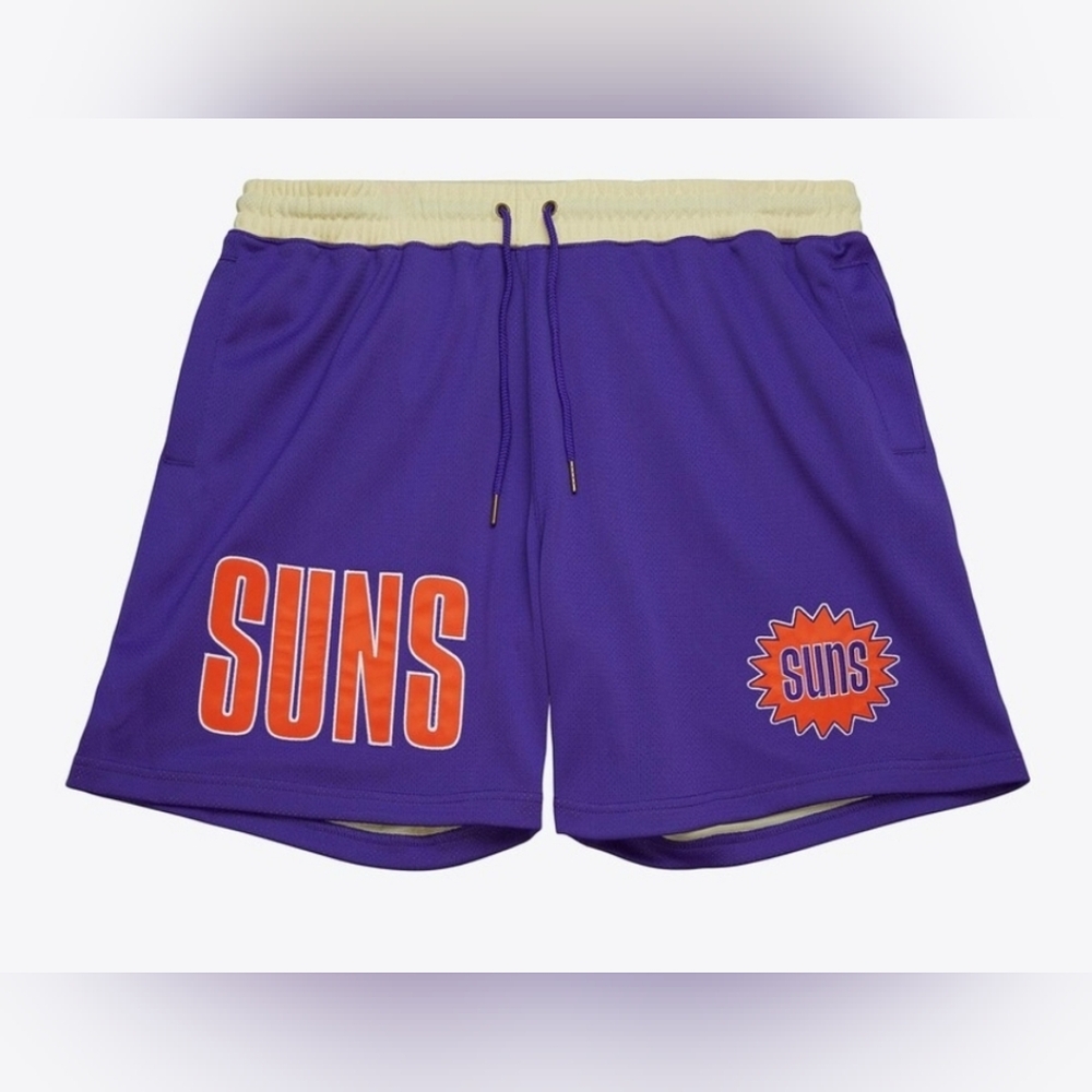 Mitchell & Ness Phoenix Suns Purple Team OG 2.0 Vintage Logo Shorts Sz M